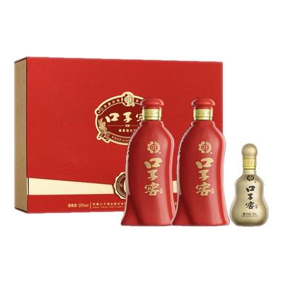 口子窖6年型白酒礼盒50度550mL*2