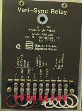 BASLER ELECTRIC PRS 250 PART NO. 90 88800 101 VERI-SYNC RELA