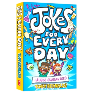 Jokes for Every Day Laughs Guaranteed 每日笑话 英文原版笑话书 6-9岁小学生英语课外读物 爆笑保证 1000+个动物校园生活主题