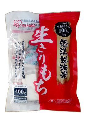日本进口爱丽丝年糕块400g糯米糕拉丝碳烤红豆年糕汤软糯日式切饼