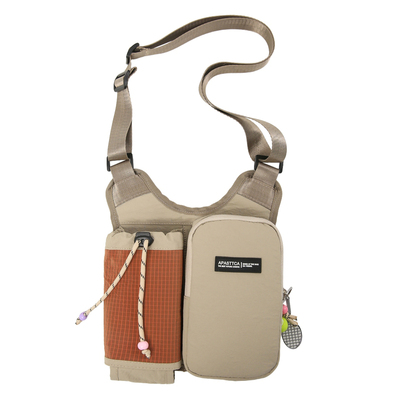 户外运动水杯包轻便徒步斜挎包