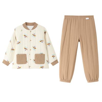 全棉时代儿童夹棉加厚家居服