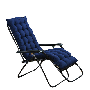 秋冬季加厚躺椅垫子通用藤椅摇椅坐垫加长棉垫办公靠椅摇椅竹椅垫