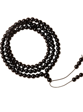 【曜光护心】黑曜石108颗手串