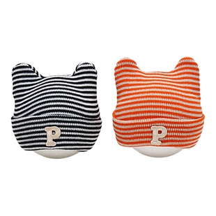 婴儿帽子秋冬季毛线帽男童宝宝针织帽小月龄新生儿套头帽保暖加厚