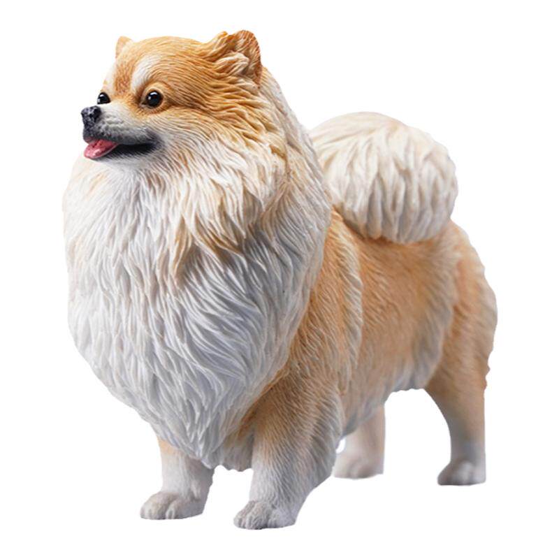 JXK现货中国大陆博美犬手办摆件
