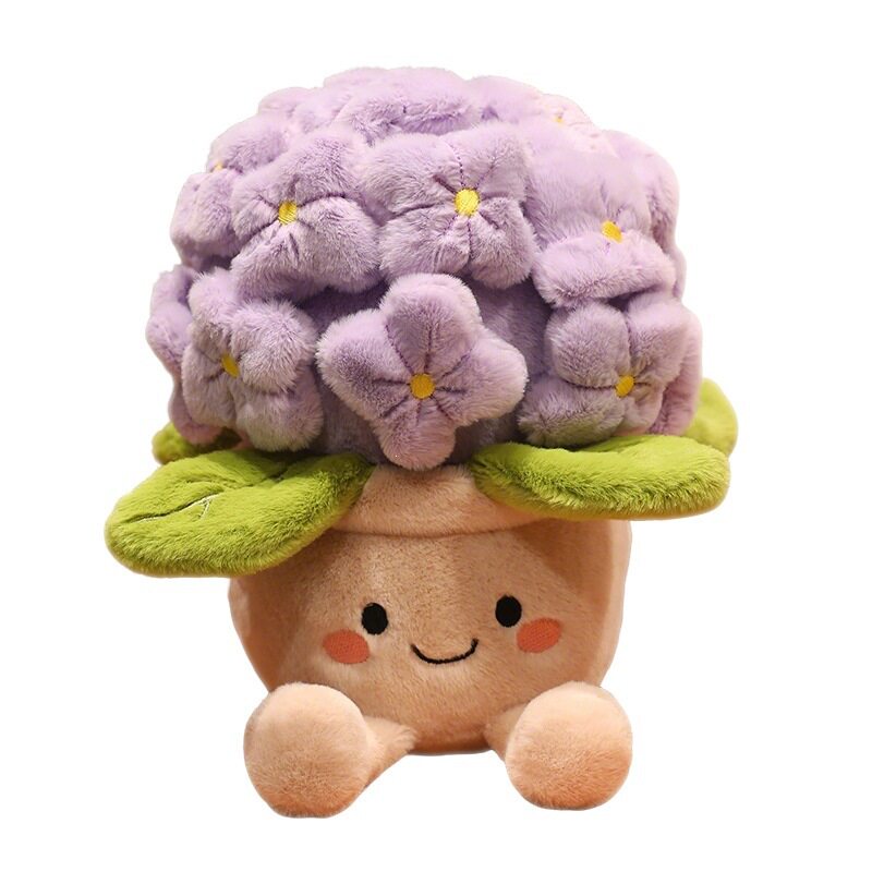 绣球花玩偶趣味盆栽公仔