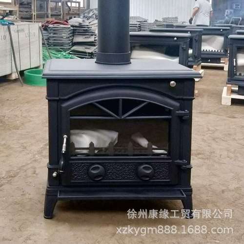 厂家直供室内装饰真火壁炉家用采暖壁炉欧式铸铁壁炉观火独立壁炉