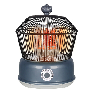 万宝花鸟笼式烤火炉小太阳家用小型节能速热电暖器桌下围桌取暖器
