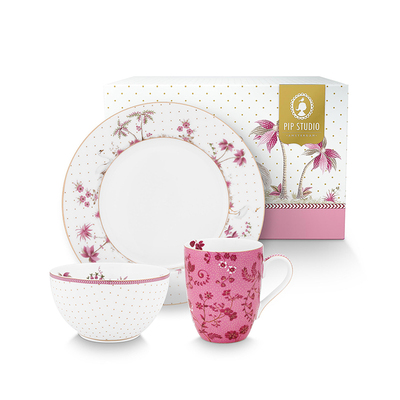 【荷兰进口】Pip Studio梦幻海岛一人食餐具餐盘碗套装官方正品