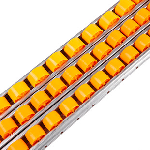 加强轴承钣金铝合金流利条滑轨加厚框架重型货架导轨滑轮大全神器