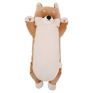 LIVHEART柴犬热水袋套狗狗毛绒玩具抱枕捂手含内胆保暖冬季女