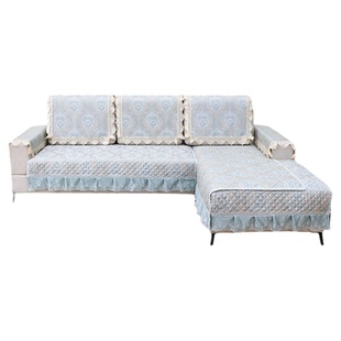 亚麻欧式四季通用防滑靠背巾扶手巾后背巾万能盖巾简约现代沙发垫