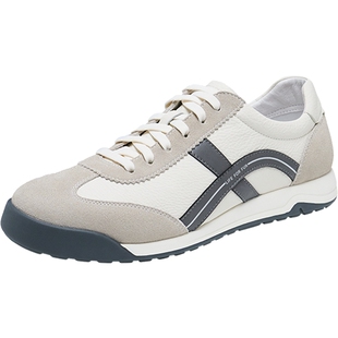 天美意春季新款商场同款休闲系带舒适平底男德训鞋EVK12AM5