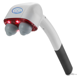 怡康双头按摩棒颈椎按摩器手持式按摩仪电动敲打经络疏通筋膜枪