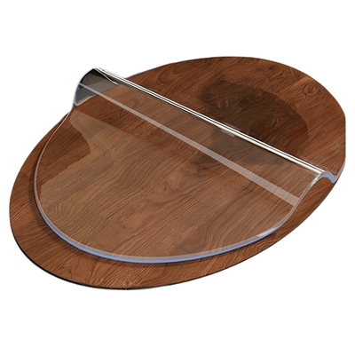 加厚椭圆形茶几垫透明桌垫子客厅