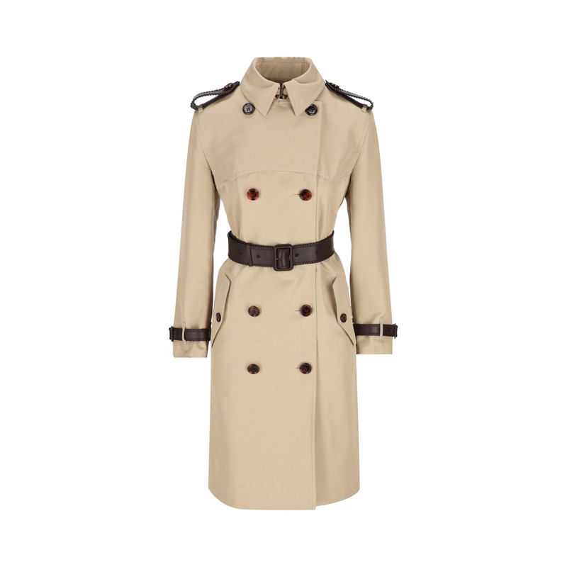 BURBERRY 女士foxfield米色棉质风衣26春夏新款8126448意大利代购