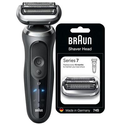 【政府补贴】博朗雷霆7系pro+74s剃须刀往复式便携刮胡刀圣诞礼物