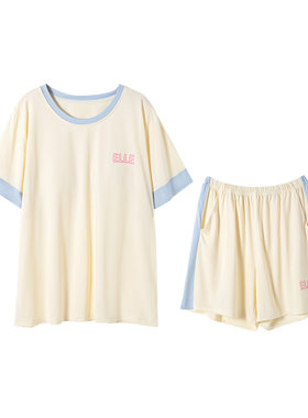 ELLEgirl少女睡衣带胸垫家居服