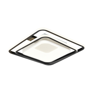 公牛照明旗舰店led卧室吸顶灯正方形现代简约大气创意主卧灯具X35