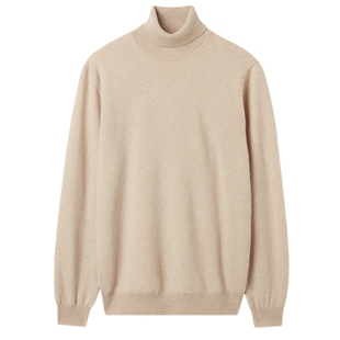 FALCONERI男士时尚经典长袖高领毛衣山羊绒休闲针织衫UML228N