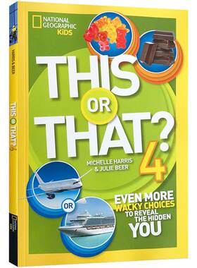 英文原版This or That 4 Even More Wacky Choices to Reveal the Hidden You这4个更古怪的选择来揭示隐藏的你进口书美国国家地理