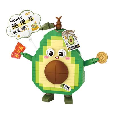 LOZ俐智积木富得牛油微砖玩具