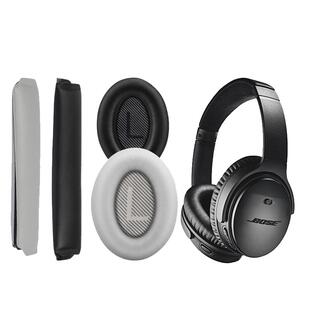 适用于BOSE 博士QC25 QC35头梁垫横梁垫耳垫皮耳套耳机海绵套耳垫