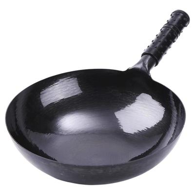 章丘铁锅手工锻打家用老式炒菜锅