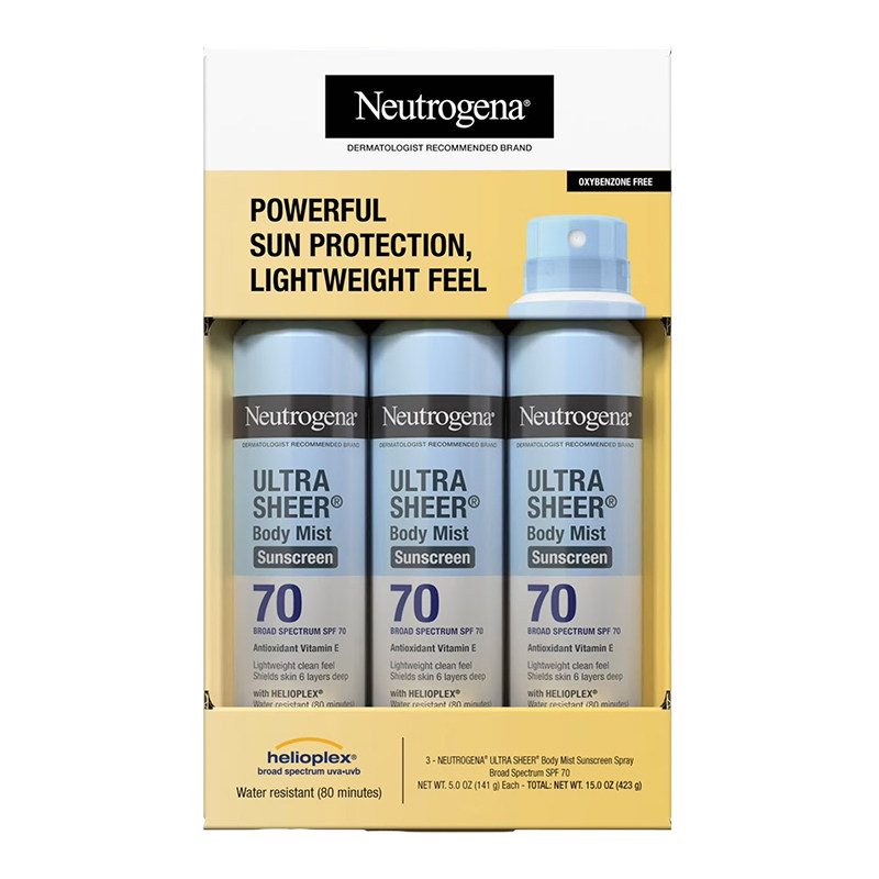 Neutrogena露得清仿晒喷雾仿晒霜