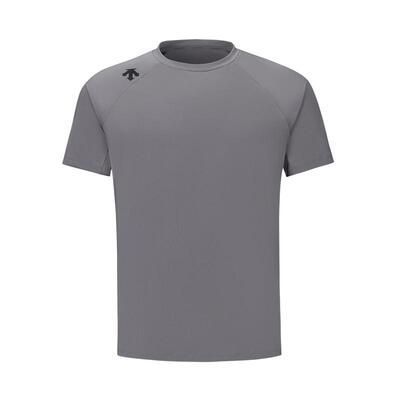 DESCENTE迪桑特TRAINING系列男士ACTIVE吸湿速干圆领短袖针织衫