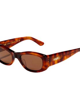 GANNI女士 复古棕色猫眼墨镜眼镜太阳镜 A7087177