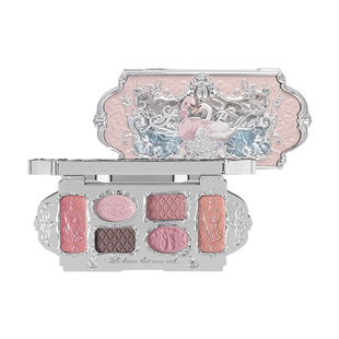 Flower Knows花知晓天鹅芭蕾六色眼影盘综合盘哑光细闪珠光贝壳