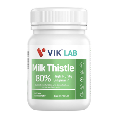 德国进口VIKLAB护肝片80%奶蓟草