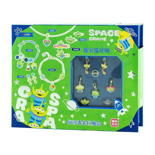 简动儿童玩具朵拉魔盒珠宝设计套装儿童手链串珠首饰盲盒潮玩礼物