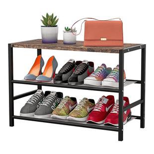 鞋架子简易门口家用防尘铁艺鞋柜出租屋用室内宿舍收纳神器省空间