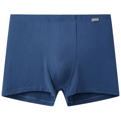 舒雅男莫代尔桑蚕丝抑菌平角内裤