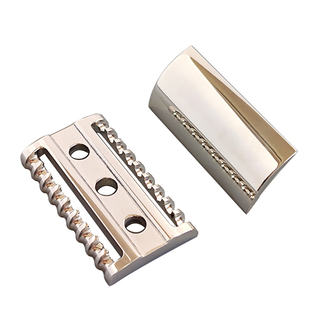 帝诗老式双刃剃须刀Z0刀头 316L不锈钢双开齿刮脸刀男士刮胡刀头