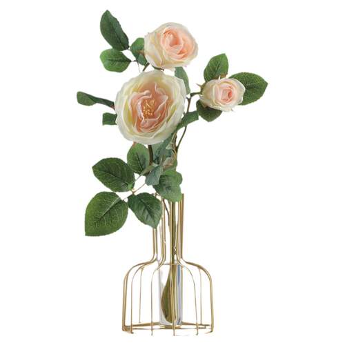 ins风北欧透明玻璃花瓶摆件创意简约客厅干花插花餐桌面装饰品小