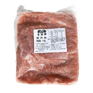 整箱蒙西娜猪肉丝猪肉条后腿瘦肉丝冷冻猪肉厨房炒菜火锅食材商用