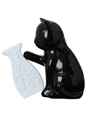 陶瓷猫咪花瓶玄关摆件