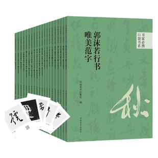 书家必携口袋书系全套20种唯美范字金文篆书隶书楷书行草书林散之启功于右任吴昌硕王羲之王铎郭沫若柳公权颜真卿智永真书法篆刻