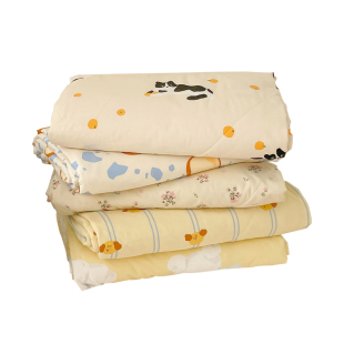 花花造梦 插画师原创可爱全棉夏凉被空调被子夏天卡通单双人宿舍