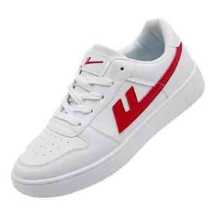 回力校鞋中学生白鞋皮面板鞋男鞋秋冬款休闲运动鞋空军一号女款