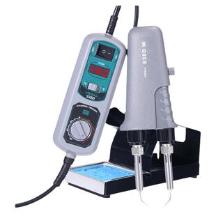 谊华938D恒温镊子形电烙铁双头烙铁夹子式焊台贴片焊接拆焊工具