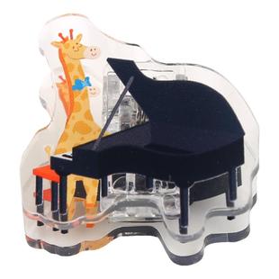 动物音乐节夹子亚克力卡通PP夹可爱手绘钢琴小提琴封口夹音乐礼品