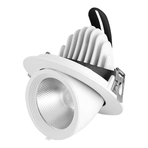 象鼻灯服装店专用LED射灯嵌入式防眩高显色97Ra30W4500K女装商铺
