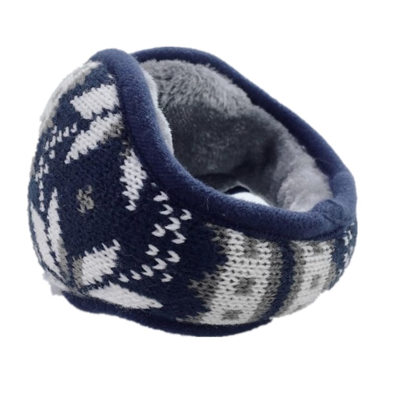 琪之凡冬季男式毛绒折叠后戴耳套