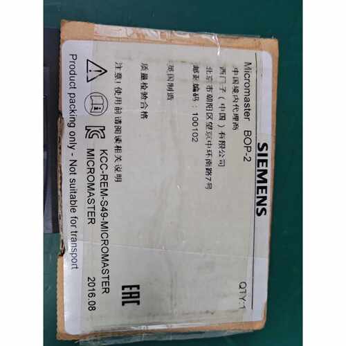 6SE6400-0BE00-0AA1 变频器 工业电机调速设备