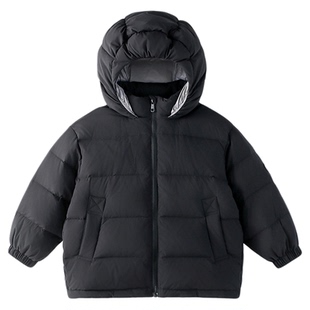 男童羽绒服冬季2025新款儿童男孩冬装三防面包服连帽外套保暖上衣